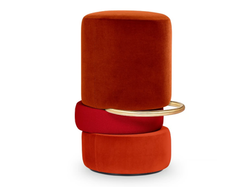 LIPSTICK - Velvet barstool by ROYAL STRANGER - view 3